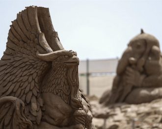 Turkey’s international sand sculpture festival